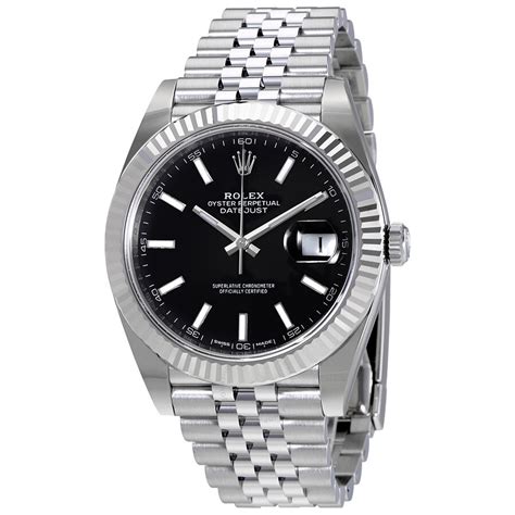 rolex oyster perpetual datejust black